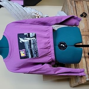 MTV Cropped Sweatshirt - SZ XXL